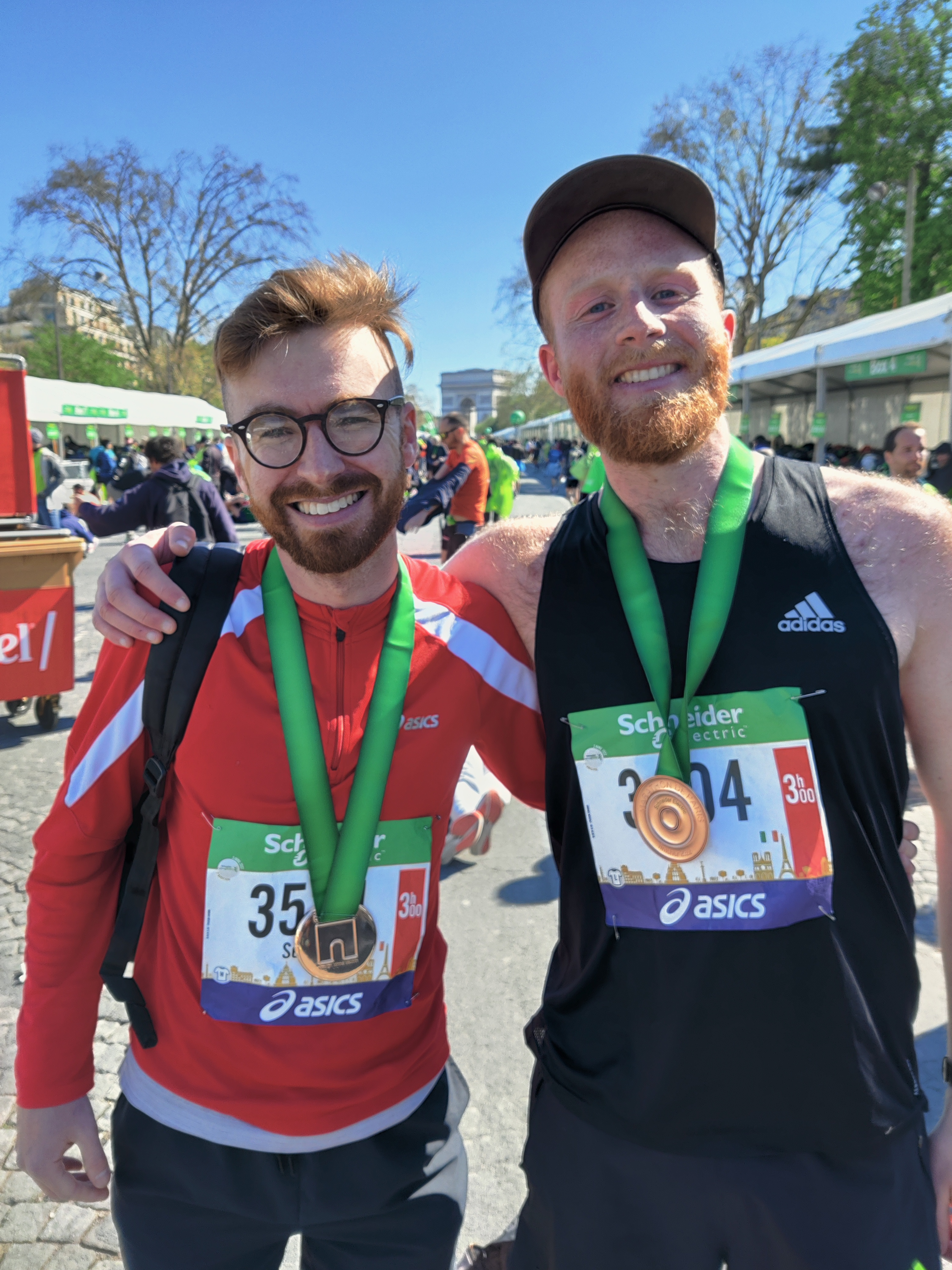 Paris Marathon Finish Line